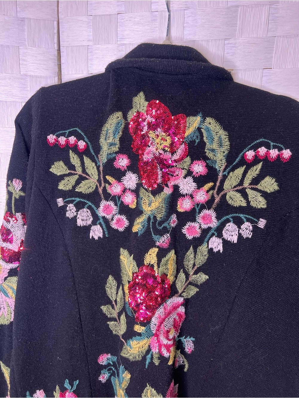 Johnny Was Biya Embroidered Floral Cardigan / Duster – Size Large - Picture 15 of 17